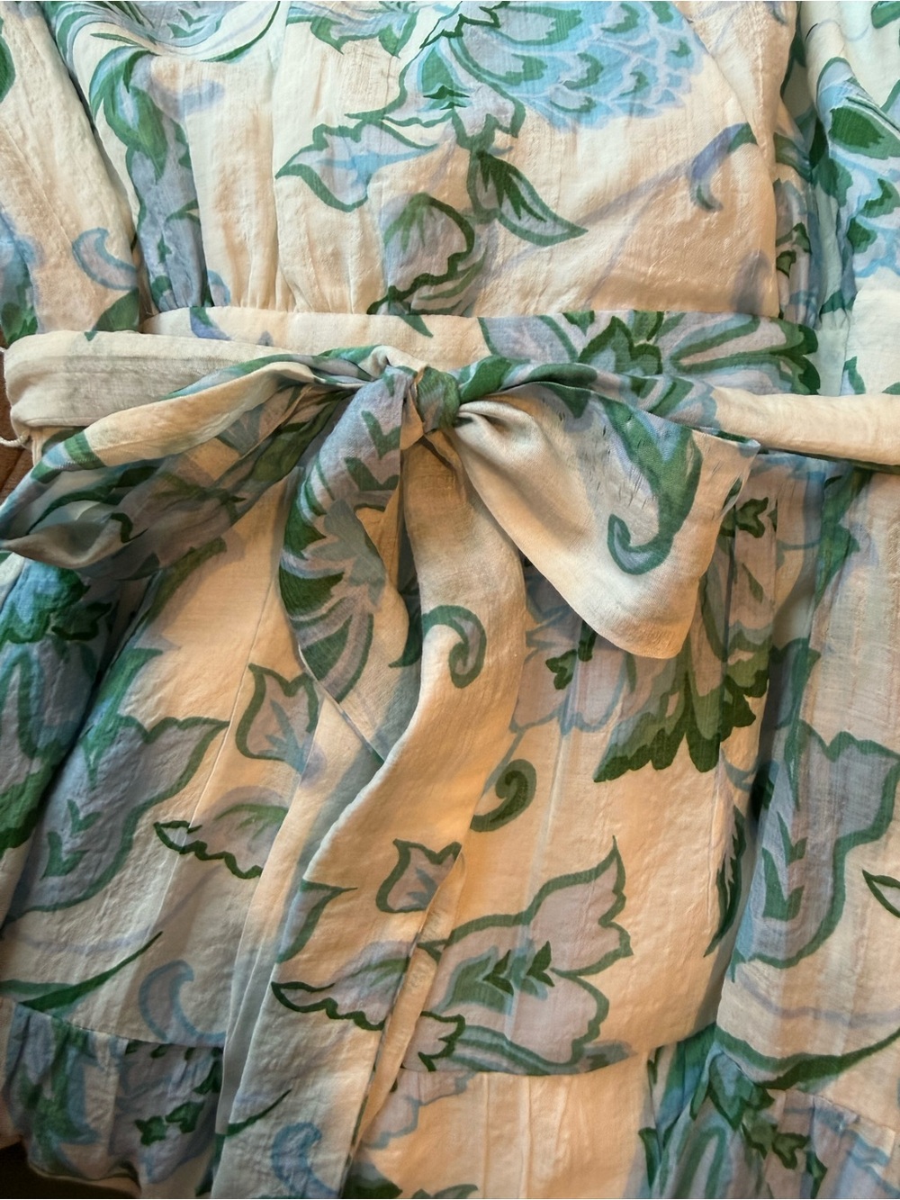 CeCe Floral Faux-Wrap Tiered Maxi Dress - Picture 4 of 5